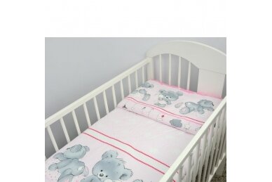 Bedding set 2 pcs Ankras MIKA Pink