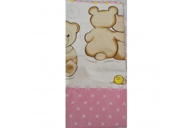 Bedding set 2 pcs Ankras PRZYJACIELE Pink 1