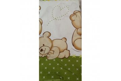 Bedding set 2 pcs Ankras PRZYJACIELE Green 1