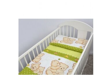 Bedding set 2 pcs Ankras PRZYJACIELE, Green