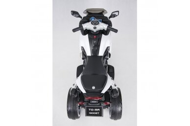 Children's electric motorcycle 01200ST-6V, White 10