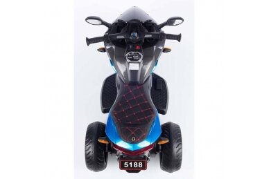 Children's electric motorcycle 5188-12V-EVA -Varnished, Blue 4