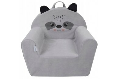 Baby pilow armchair Velvet RACCON Grey 1