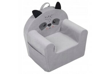 Baby pilow armchair Velvet RACCON Grey