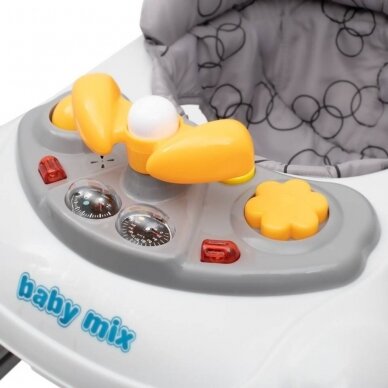 Vaikštynė BabyMix J-888EC Graphite 4