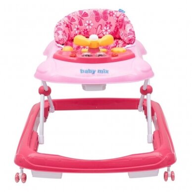 Vaikštynė BabyMix J-888 Pink 1