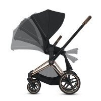 Vežimėlis CYBEX  Priam V4  Sepia Black/Frame Rose Gold 2in1 11