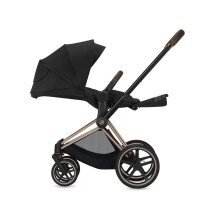 Vežimėlis CYBEX  Priam V4  Sepia Black/Frame Rose Gold 2in1 12