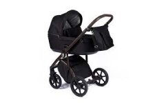 Stroller Nord Active Plus 2in1,  Brilliant Black, Bronze Brown