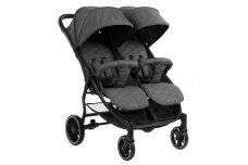 Kikka Boo Twin stroller Happy 2 Dark Grey