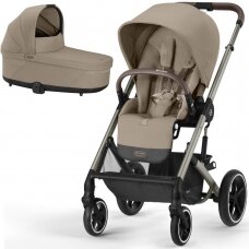 Vežimėlis CYBEX Balios S LUX ALMOND BEIGE 2in1