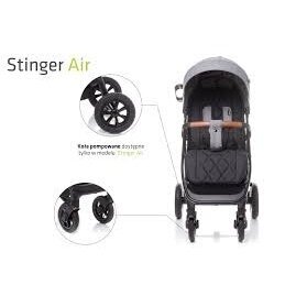 Vežimėlis 4baby STINGER AIR Light Grey 8