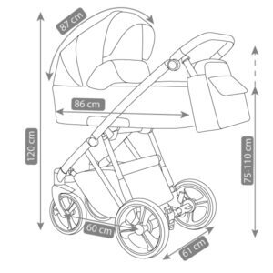 Коляска Camarelo NAVO-02, 3in1 10