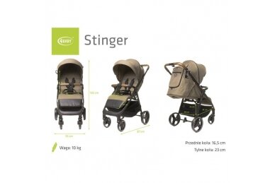 Stroller 4baby STINGER XXIV Mokka 17