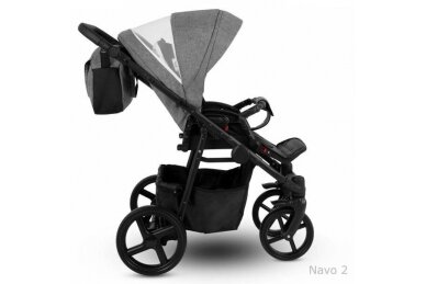 Stroller Camarelo NAVO-02, 3in1 4