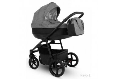 Stroller Camarelo NAVO-02, 3in1