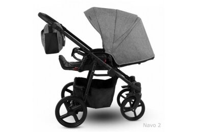 Stroller Camarelo NAVO-02, 3in1 5