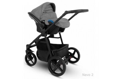 Stroller Camarelo NAVO-02, 3in1 7