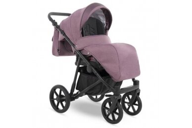 Stroller Camarelo OLLIO-02, 3in1 4