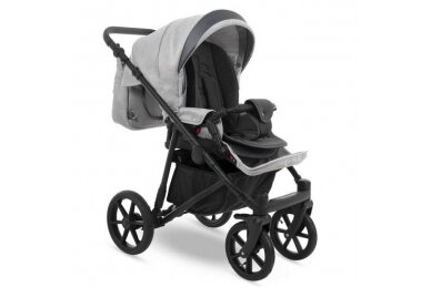 Stroller Camarelo OLLIO-07, 3in1 4