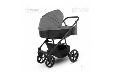 Stroller Camarelo PICCO-2, 3in1 2