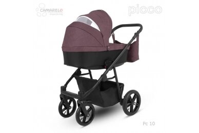 Stroller Camarelo PICCO-10, 3in1 2