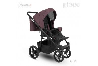 Stroller Camarelo PICCO-10, 3in1 3