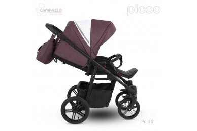 Stroller Camarelo PICCO-10, 3in1 5