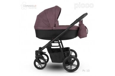 Stroller Camarelo PICCO-10, 3in1 1