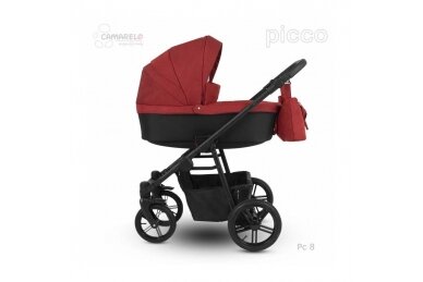 Stroller Camarelo PICCO-8, 3in1 2