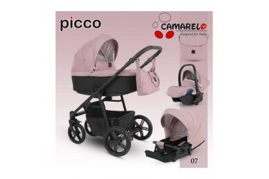 Stroller Camarelo PICCO-7, 3in1 1