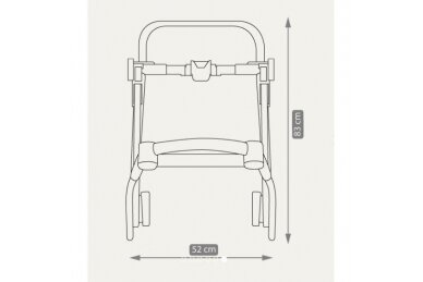 Stroller Camarelo ZEO-01 3in1 7