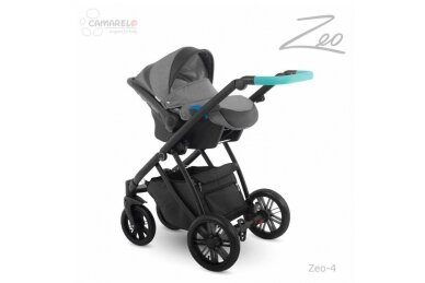 Stroller Camarelo ZEO-04, 3in1 3