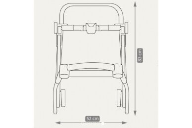 Stroller Camarelo ZEO-06, 3in1 8