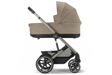 Cybex Balios S Lux Pushchair + Cot, Almond Beige 2