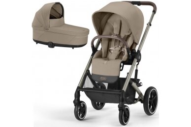 Stroller CYBEX Balios Balios S LUX ALMOND BEIGE 3in1