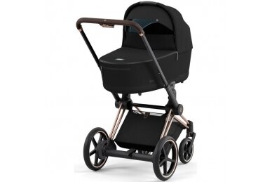 Stroller CYBEX  Priam V4  Sepia Black+Frame Rose Gold 1