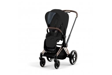 Stroller CYBEX  Priam V4  Sepia Black/Frame Rose Gold 2in1 6