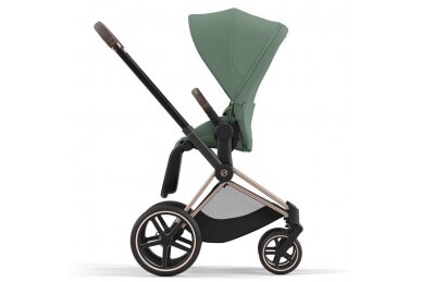 Stroller Cybex Priam V4 LEAF GREEN Frame Matt Black 2in1 10