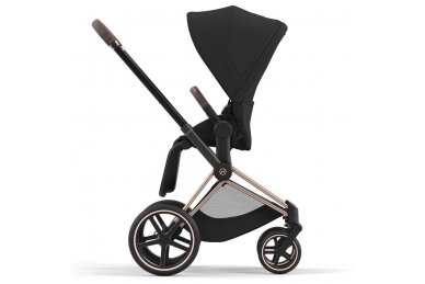 Stroller CYBEX  Priam V4 Sepia Black/Frame Rose Gold 3in1 6