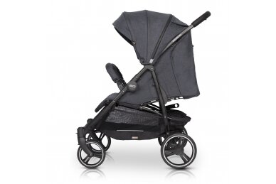 Twin pushchair Euro-Cart  DOBLO Iron 1