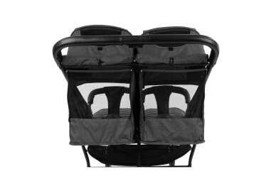 Kikka Boo Twin stroller Happy 2 Dark Grey 5