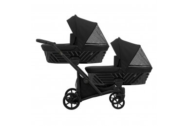 Stroller for twins and toddler KUNERT IVENTO DUO 2in1, Eco Black Pearl 6