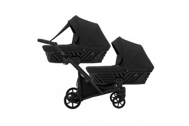 Stroller for twins and toddler KUNERT IVENTO DUO 2in1, Eco Black Pearl 5