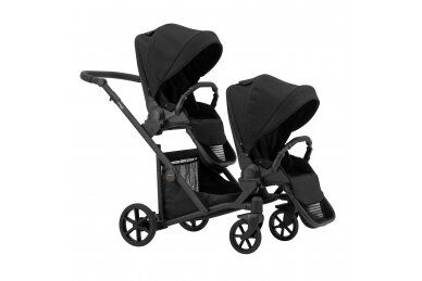 Stroller for twins and toddler KUNERT IVENTO DUO 2in1, Eco Black Pearl 9