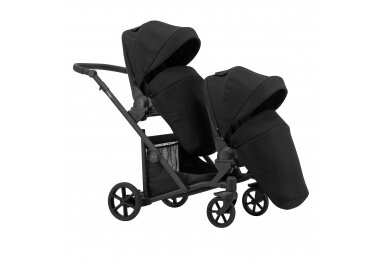 Stroller for twins and toddler KUNERT IVENTO DUO 2in1, Eco Black Pearl 10