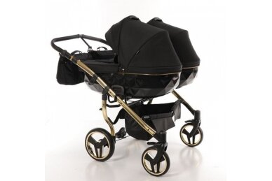 Stroller for twins and toddler JUNAMA DIAMOND S-LINE DUO 3 in 1 1
