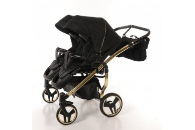 Stroller for twins and toddler JUNAMA DIAMOND S-LINE DUO 3 in 1 3