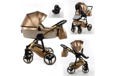 Stroller Junama GLITTER 04, 3in1 1