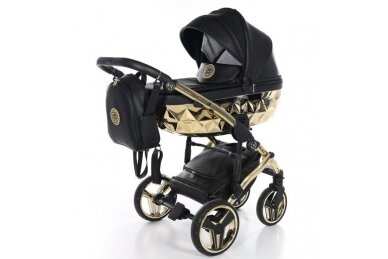 Stroller JUNAMA HAND CRAFT BLACK GOLD 3 in1 1